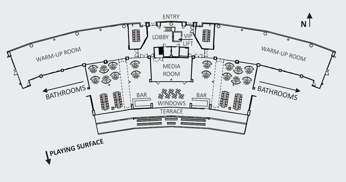 The Locker Room Floor Plan